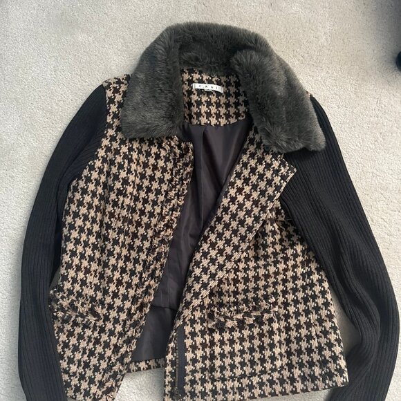 Cabi Houndstooth Tweed Jacket - Picture 3 of 4